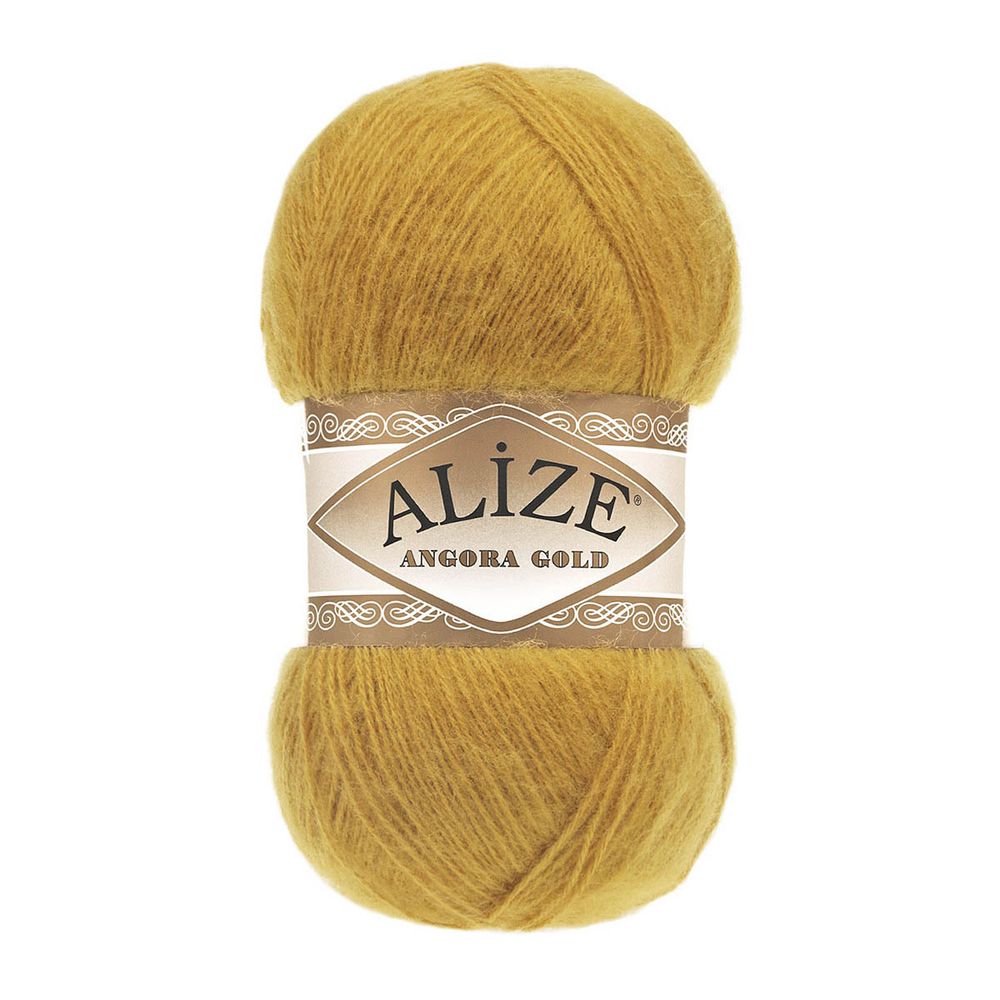 Пряжа Alize (Ализе) Angora Gold / уп.5 мот. по 100 г, 550м, 002 шафран A