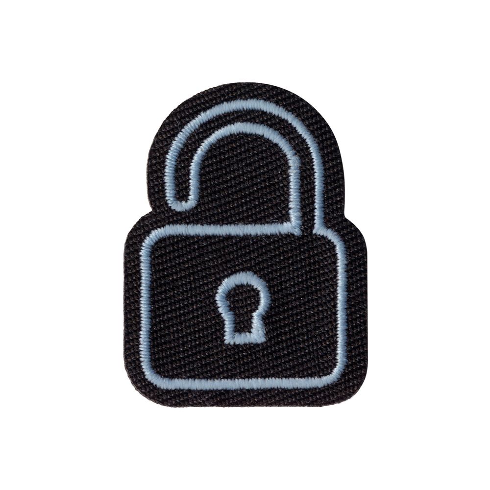 Термоаппликация №05, 1 шт, 02-513 Замок 4х3см, Gamma ETF