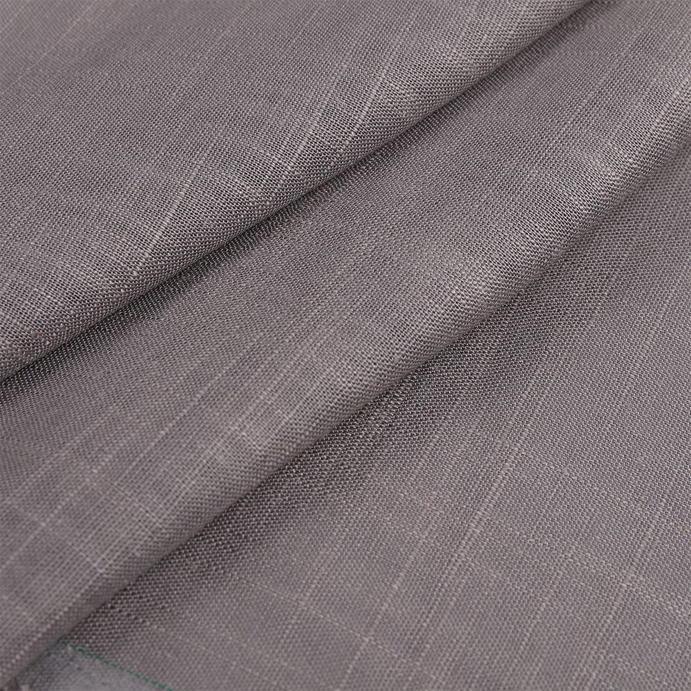 Льняная ткань 190 г/м², 140 см, в нарезке, цв. 15 серый, 10 метров /TOS/