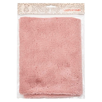 Мех "Кролик" ворс 8мм, 48 смх50 см, п.роза