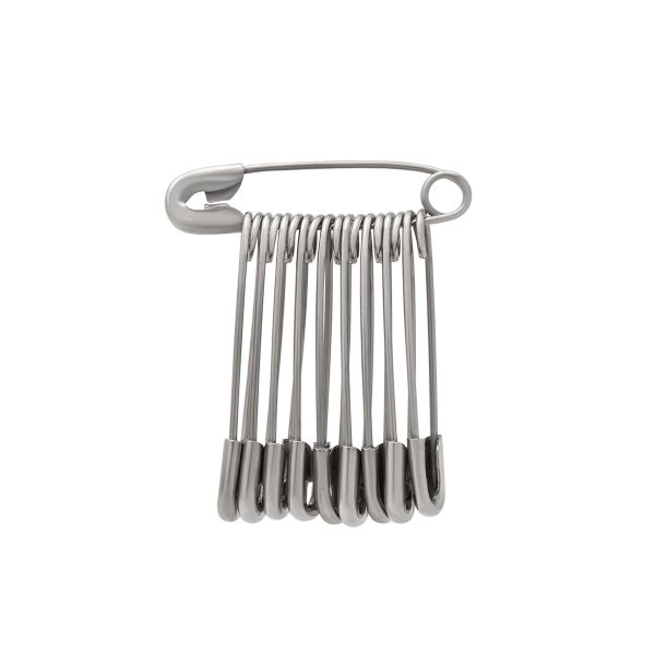 Булавки английские l=22 мм, никель, 1000 шт, С-24