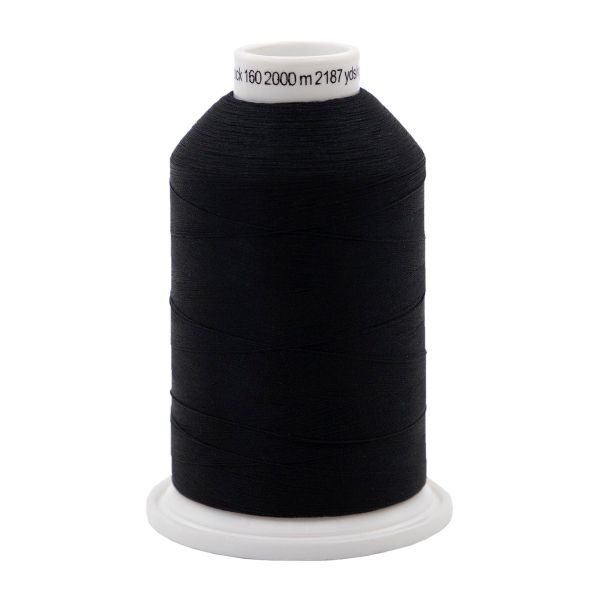 Нитка текстурированная Gutermann Bulky-Lock 160, 2000 м, _000 черный, 5 катушек, SHV