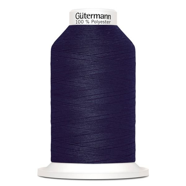 Нитки оверлочные Gutermann Miniking, 1000м, 339 т.чернильно-синий, 5 катушек