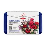 Акварель художественная, набор в металлической коробочке 12 цв, Цветочная симфония, палитра Марии Барановской, Vista-Artista VAWSM-12