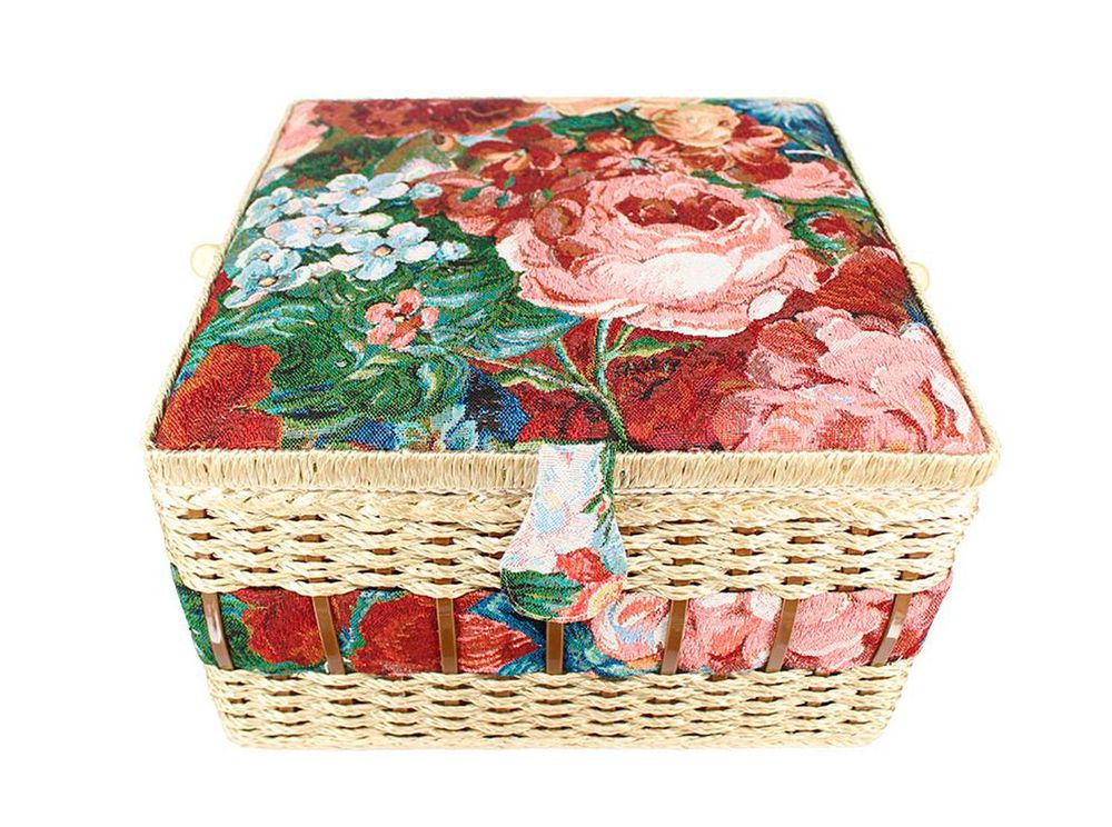 Шкатулка для швейных принадлежностей, Пионы, Gamma SBJ-006