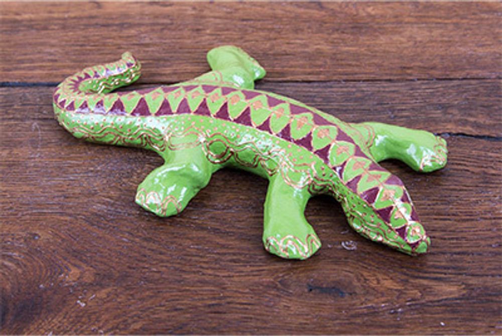 Заготовка из папье-маше Ящерица, 16.5х11.2х1.9 см, PAM-100 Love2art