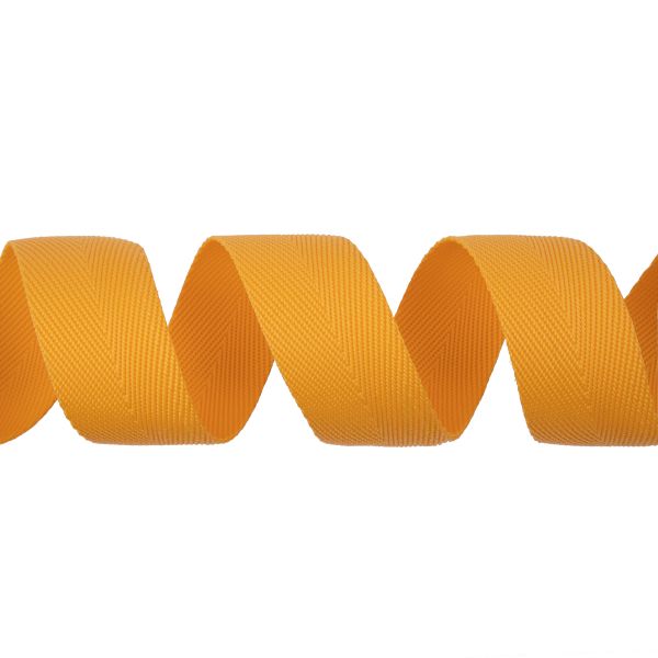 Стропа (ременная лента) 40 мм / 25 метров, толщ. 1.44 мм, [14.4 г/пог.м], 100% п/п, рис. 3114, желтый, Gamma С1594Г17