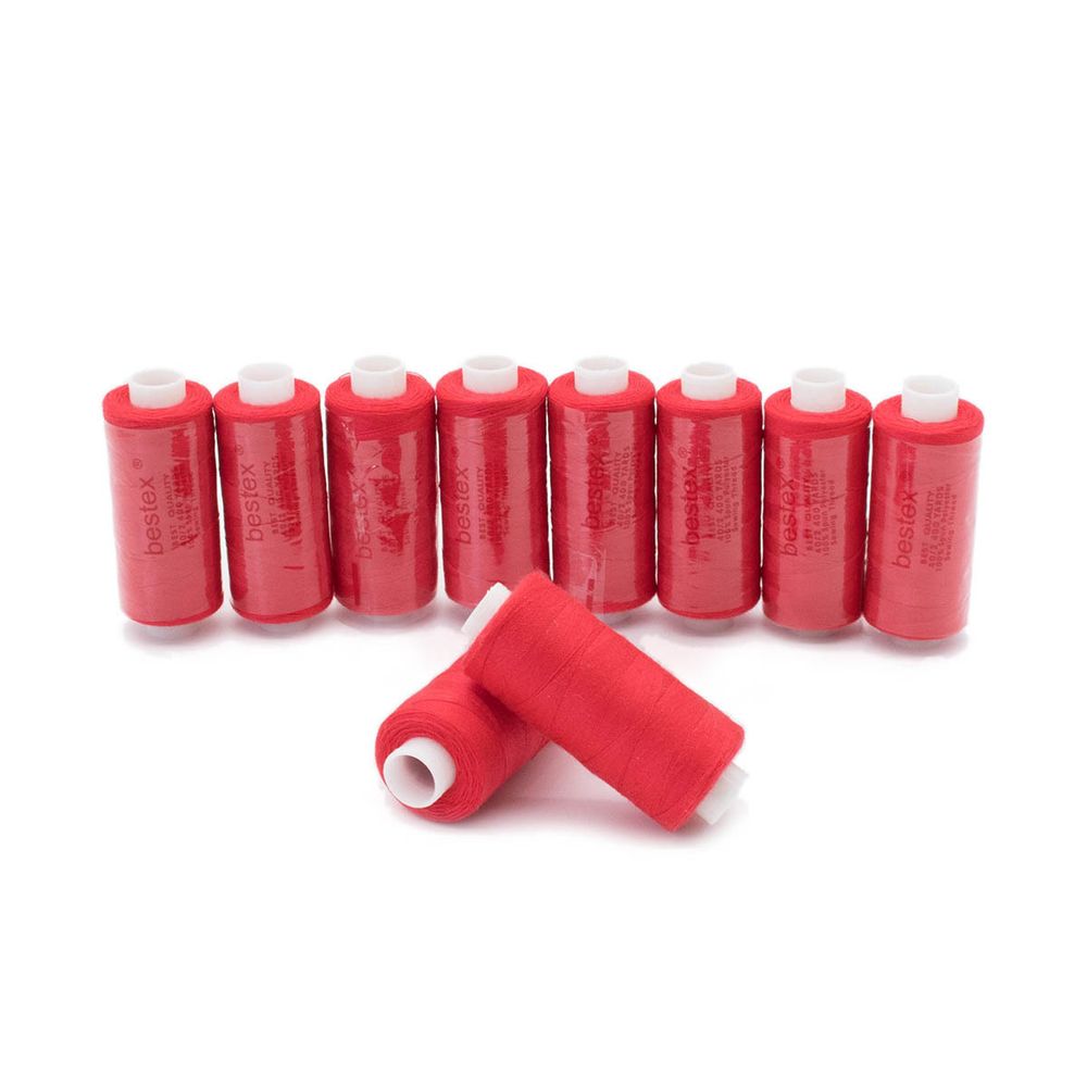 Нитки швейные бытовые Bestex 40/2, 365 м (400 ярд) / 10 кат., 240 ярко-лососевый