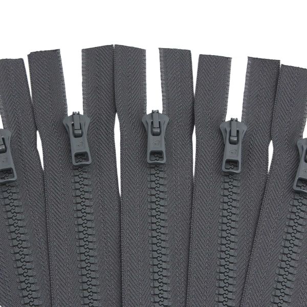 Молния трактор Arta Т6 (6 мм) 1 зам., разъем., 50 см, цв. 123 графит, уп.5 шт