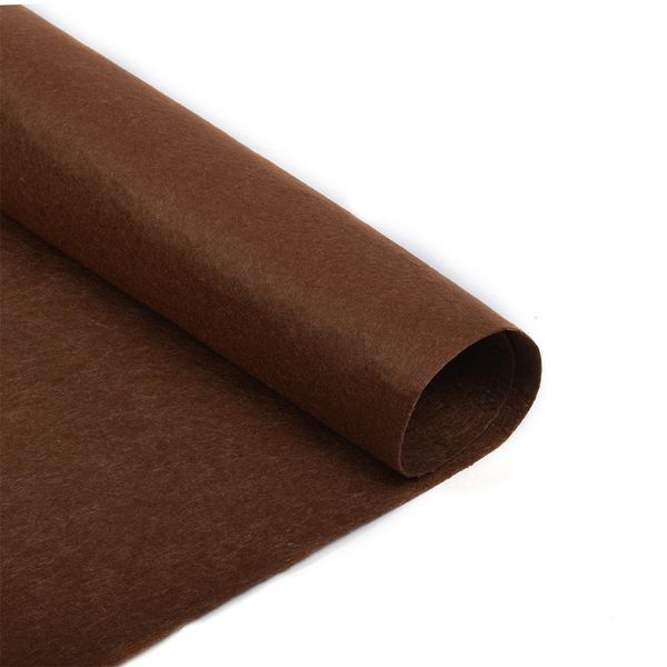 Фетр рулонный полужесткий 1.0 мм, 100 см, рул. 5 метров, цв. 065 коричневый