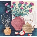 Набор для вышивания нитками Овен, Осенние мотивы -2 20х20см