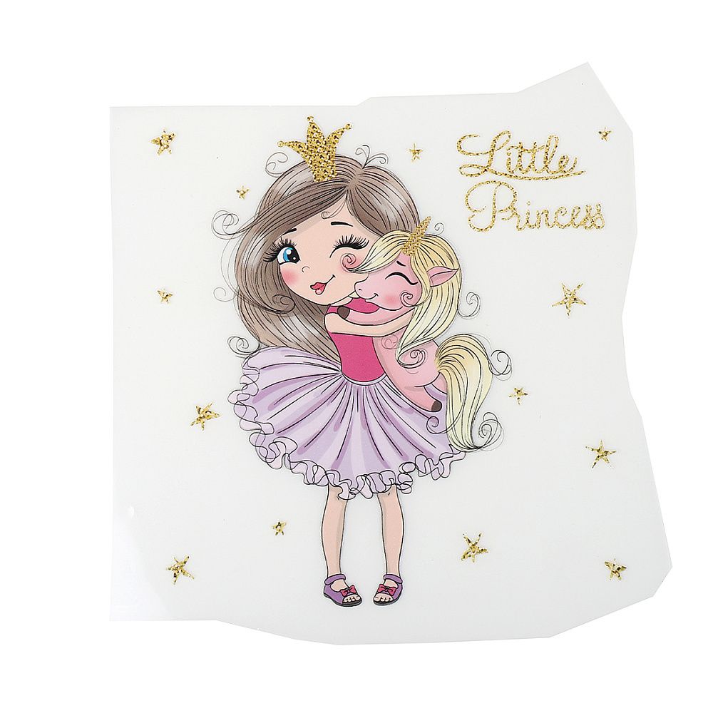 Термотрансфер арт.1230 Little Princes 11х12см, уп.1шт