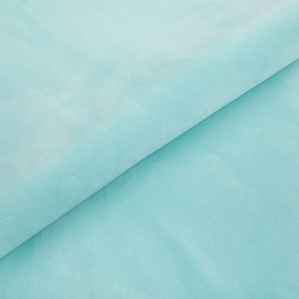 Велюр 240 г/м², 185 см / 5 метров, голубой/blue, Gamma VELR