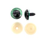 Глаза для кукол и игрушек зеленые 25 мм, 2 шт