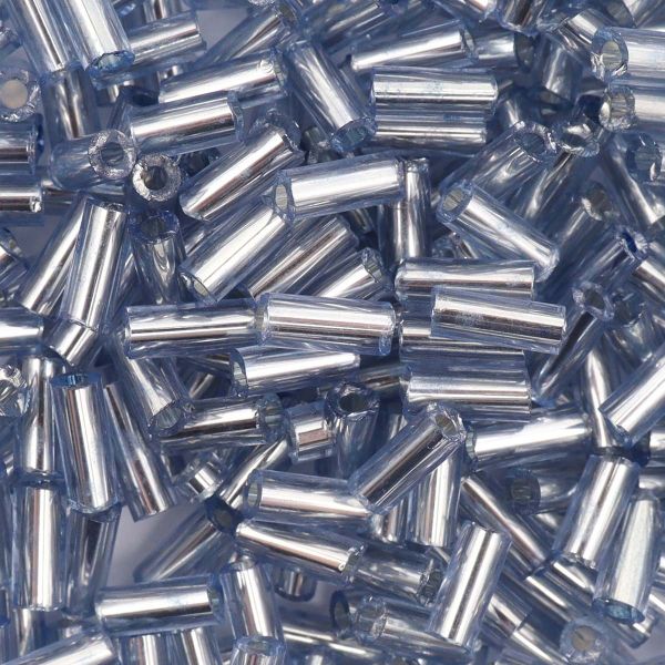 Стеклярус Astra&Craft 5 мм, 150 г (10х15 г), цв. 36 серо-лавандовый