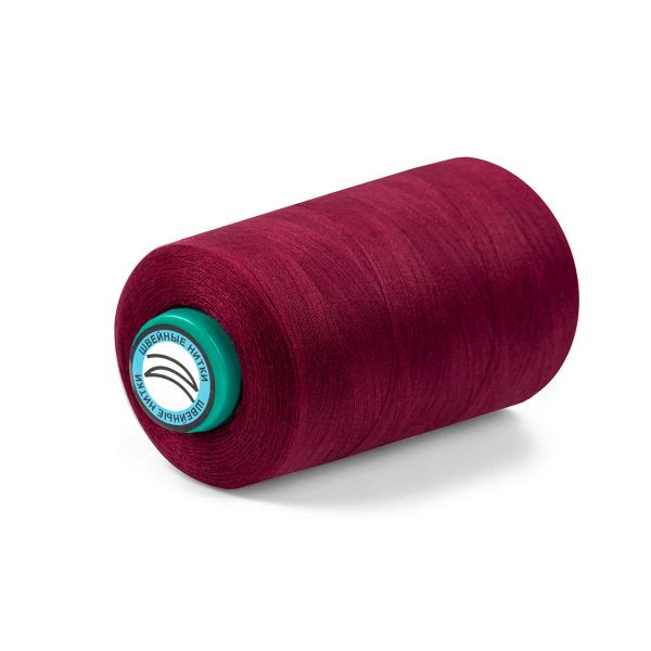 Нитки универсальные Nitka 40/2, 4570 м (5000 ярд) / 1 кат., 125 вишневый
