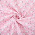 Ткань для пэчворка Peppy Молочные сны фланель, отрез 100х110 см, 175 г/м², МС-23 розовый, Peppy