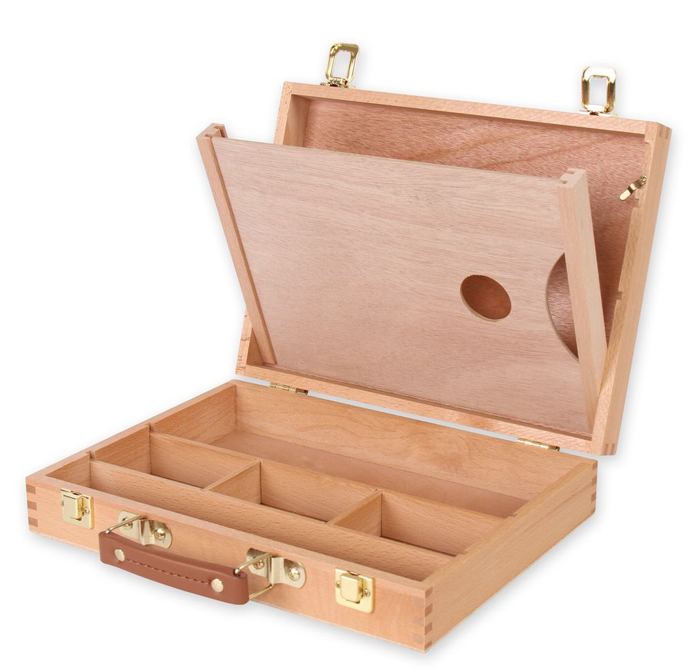 Этюдный ящик для красок 32.5х24х7.5 см, бук, Vista-Artista VLB-02