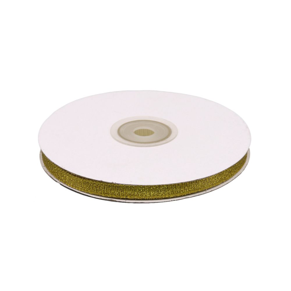 Лента металлизированная 6.0 мм, 32,9м 0080-0600 (золото)