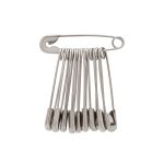 Булавки английские l=18 мм, 1728 шт, никель, 0333-5400