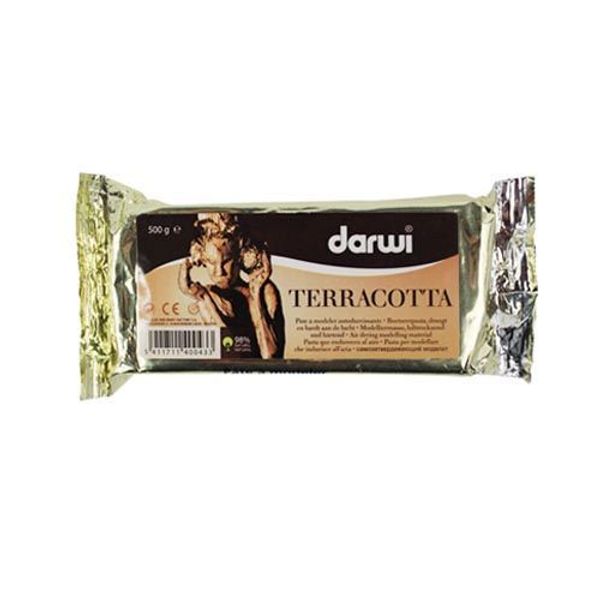 Полимерная глина Darwi Terracotta самозатвердевающая, 500г