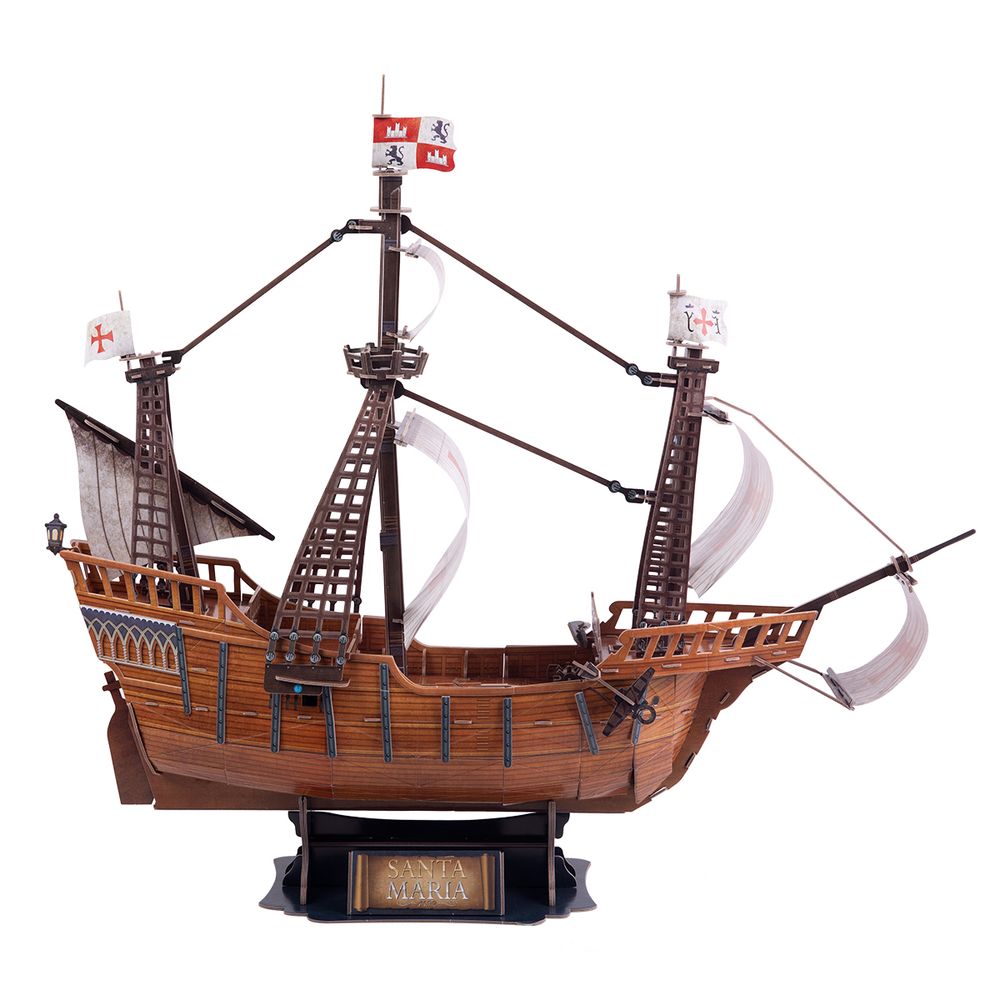 Модель сборная: Серия Корабли 204 элемент, Санта-Мария, Rezark STH-001N