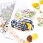 Набор для вышивания нитками Чудесная игла, Ретро стиль. Франция 16х20 см