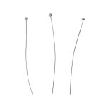 Штифты с шариком 5см, 50 шт/упак, Astra&Craft (Никель), 4AR192