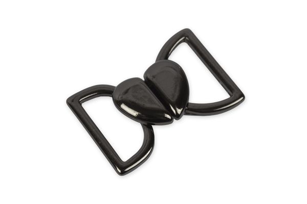 Застежки для купальника (бикини) металл 20х14 мм, 10 шт, №06 черн.никель, Blitz BBT040