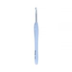 Крючок для вязания с прорезиненной ручкой металл ⌀5.5 мм, 16 см, Gamma RHP