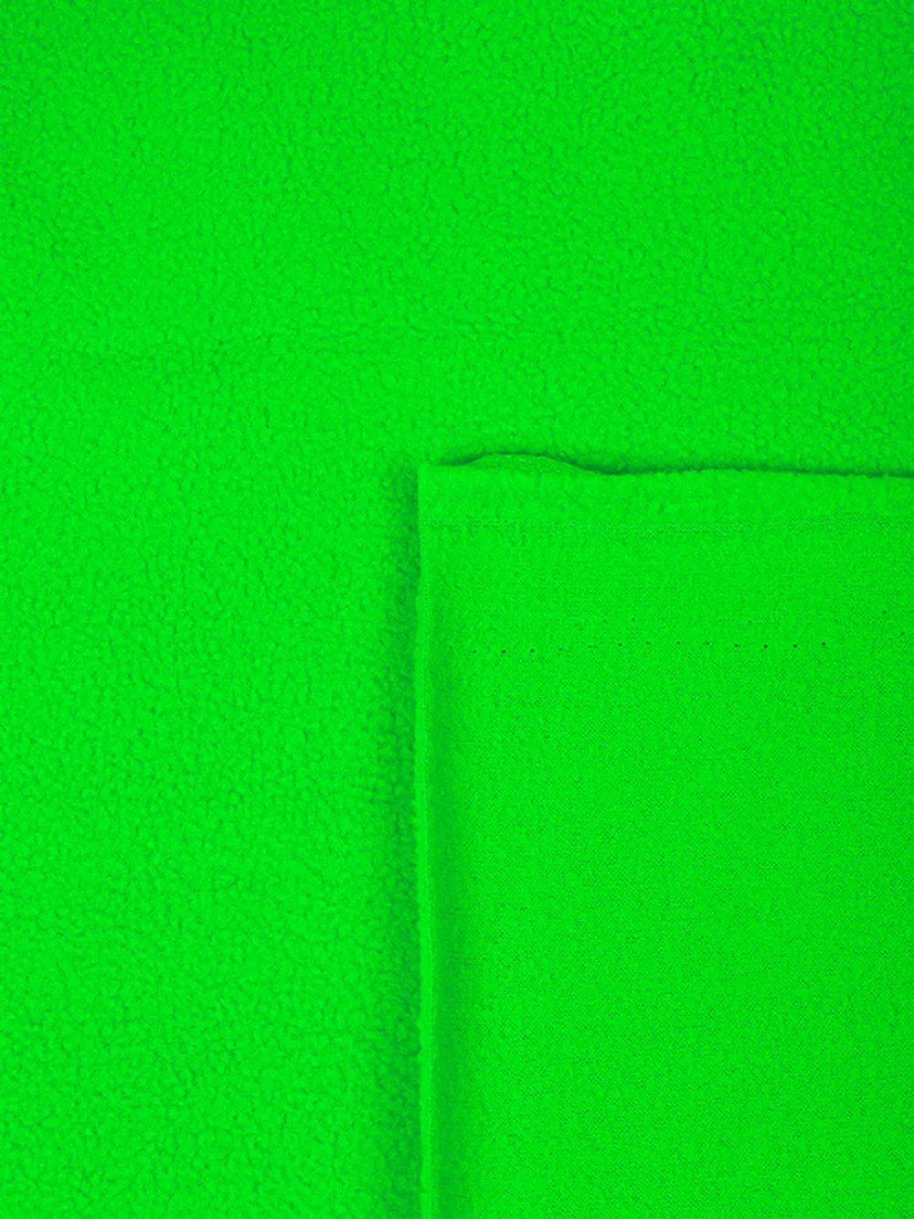 Флис 2-сторонний 190 г/м², 150 см / 10 метров, N-TBY-0059-333, цв.F333 неон зеленый