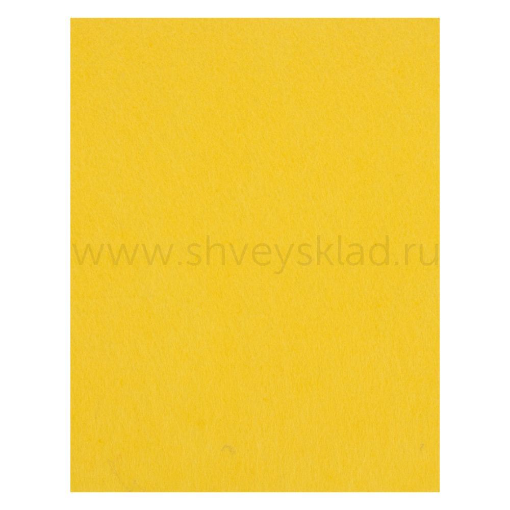 Фетр листовой 1.0 мм, 20х30 см, желтый, Efco