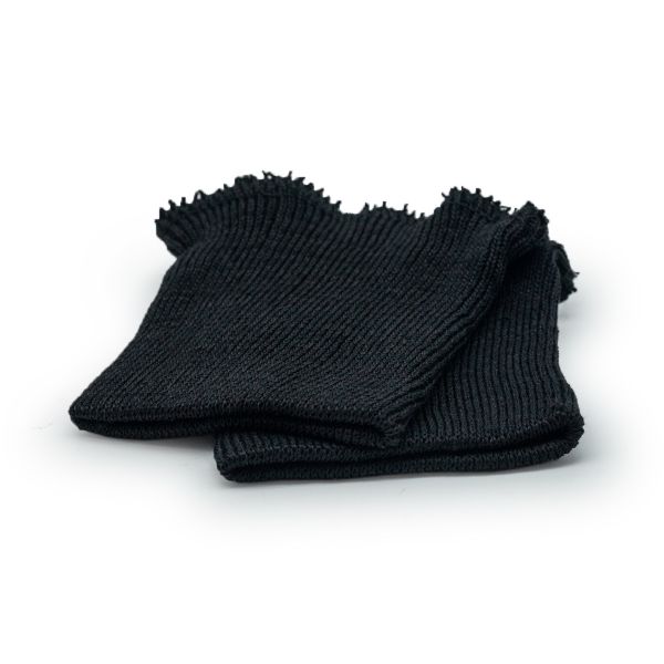 Манжеты трикотажные 7.5х9.5 см, 10 пар, тонкие для спецодежды, 14 кл, 1х1, 004 черный