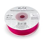 Лента капроновая (органза) 20.0 мм / 22.8±1 метра, 113 св. малиновый, Blitz OR-20