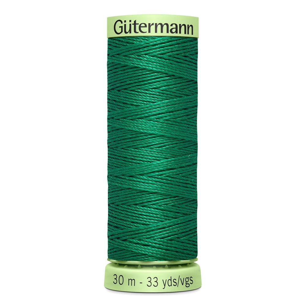 Нитки отделочные Gutermann Top Stitch, 30м, 402 изумрудно-зеленый, 5 катушек