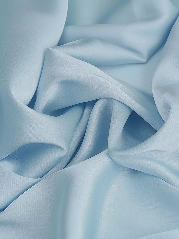 Шелк Армани 90 г/м², 150 см / 2 метра, арт.Arm-076 цв.76 св.голубой