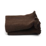 Манжеты трикотажные 8.0х9.5 см, 1 пара, средней плотности 14 кл, 1х1, В-42 шоколад, коричневый