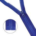 Молния трактор Arta Т6 (6 мм) 1 зам., разъем., 80 см, цв. 088 яр.синий, уп.5 шт