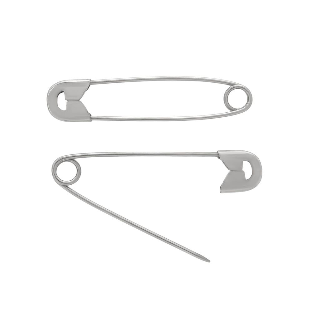 Булавки английские l=35 мм, никель, 1000 шт, С-16