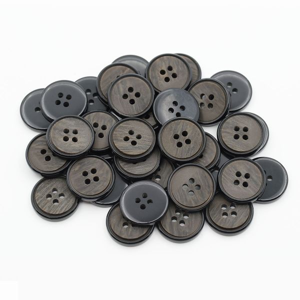 Пуговицы 4 прокола 28L (18мм), (Coffee (кофе)), 36 шт