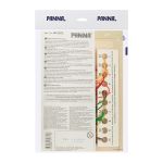 Набор для вышивания нитками Panna, Живая картина Открытка. Бельчата, 9.5х8 см