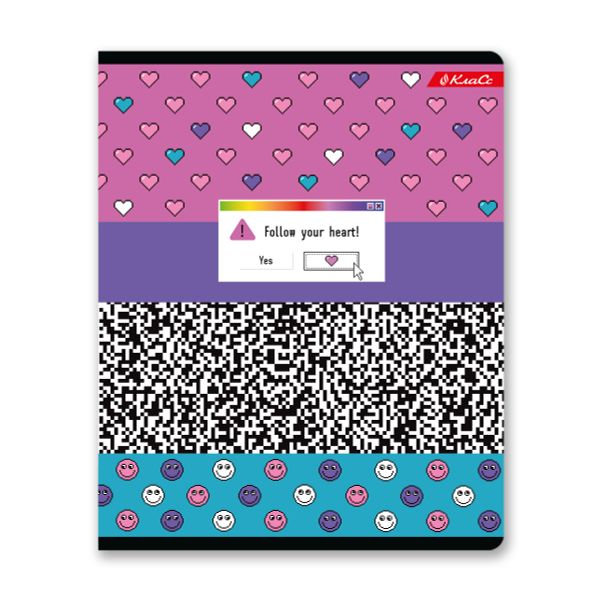 Тетрадь ученическая общая, твин лак, A5+ 48 л. на скобе, белизна 100%, 10 шт, клетка, 000331 На экране, Светоч 48ТСК5_8_3_1