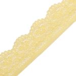 Кружево эластичное (стрейч) 25 мм / 50 метров, желтый, К009.025