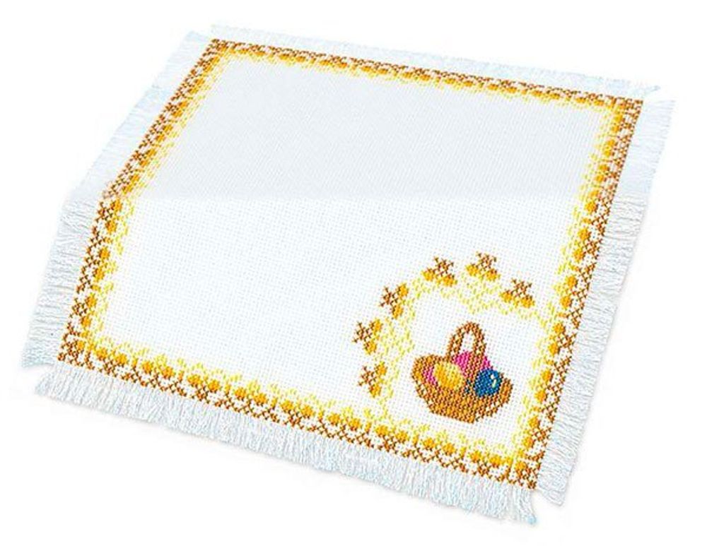 Набор для вышивания нитками Риолис, Салфетка Пасхальная 27х27 см