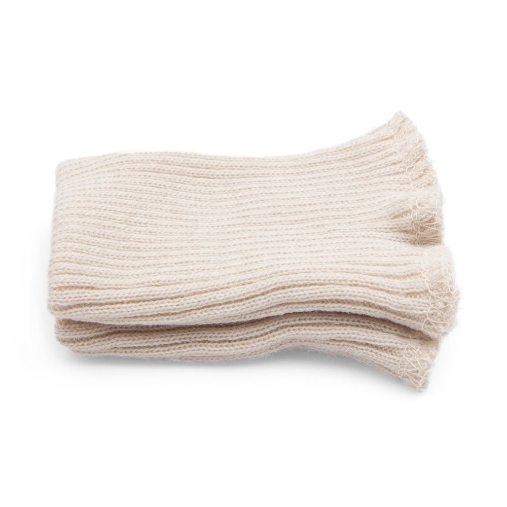 Манжеты трикотажные 7.0х9.5 см, 1 пара, средней плотности 14 кл, 2х2, В-10 кокосовое молоко, молочный