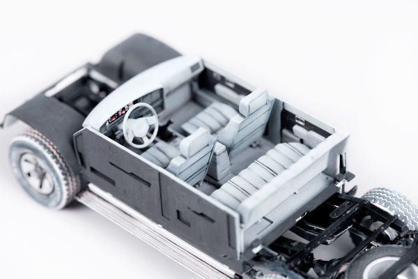 Модель сборная: автомобиль, Pick up w/ZPU-1 1/35, Meng VS-001