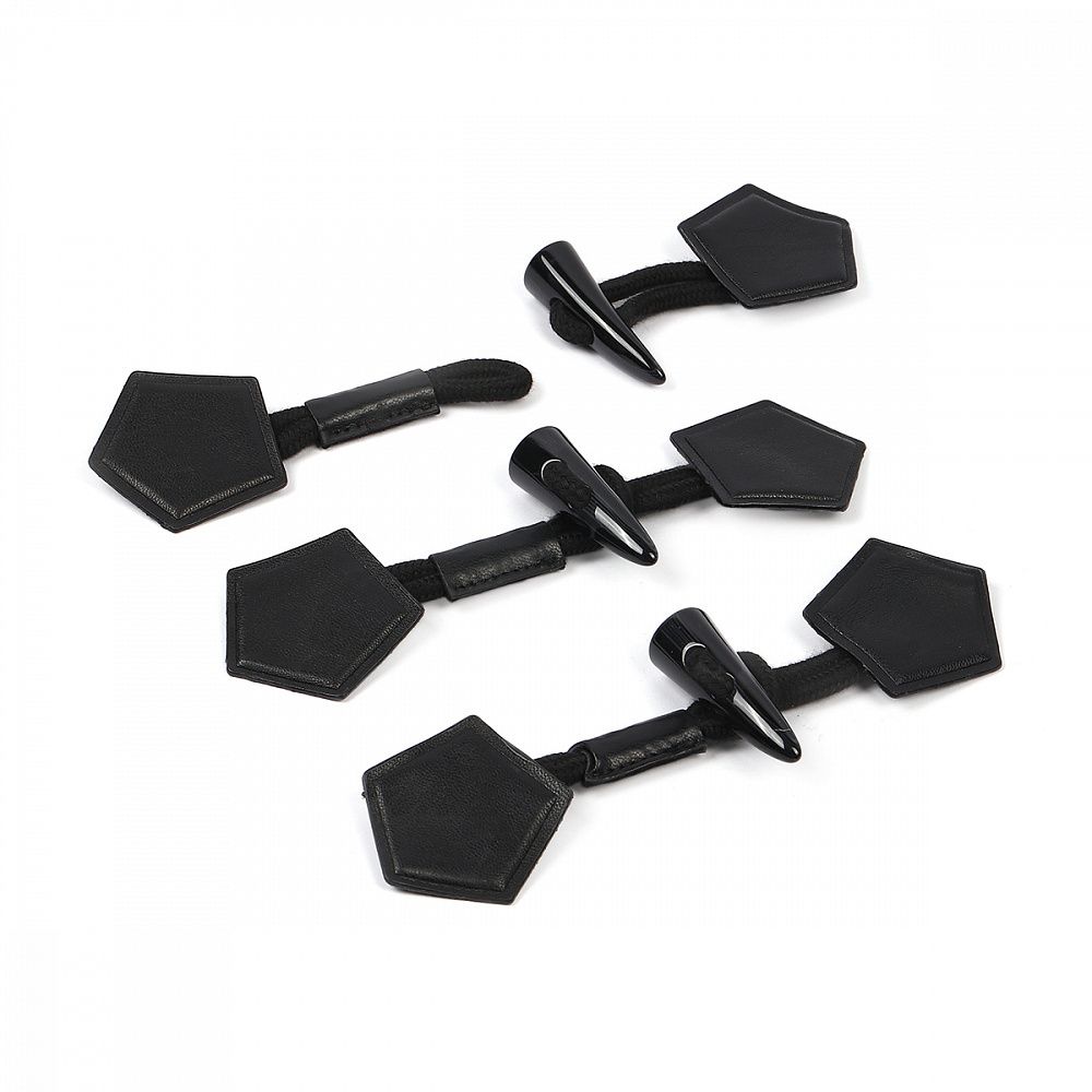 Клевант экокожа 190 мм C-KLV01 цв.черный, 3 шт