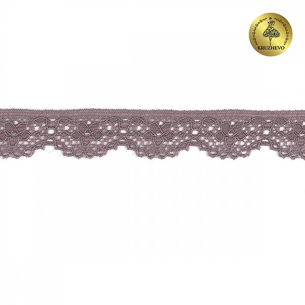 Кружево эластичное (стрейч) 8031 15мм цв.L620 морской туман, 50м, Kruzhevo