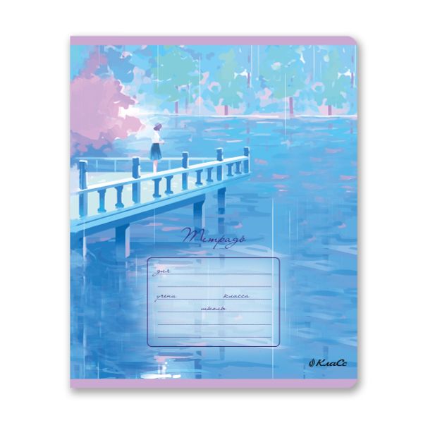 Тетрадь ученическая школьная, A5+ 24 л. на скобе 65 г/м², белизна 100% 30 шт, клетка, 000716 Маленькие истории, Светоч 24ТЕТк-001