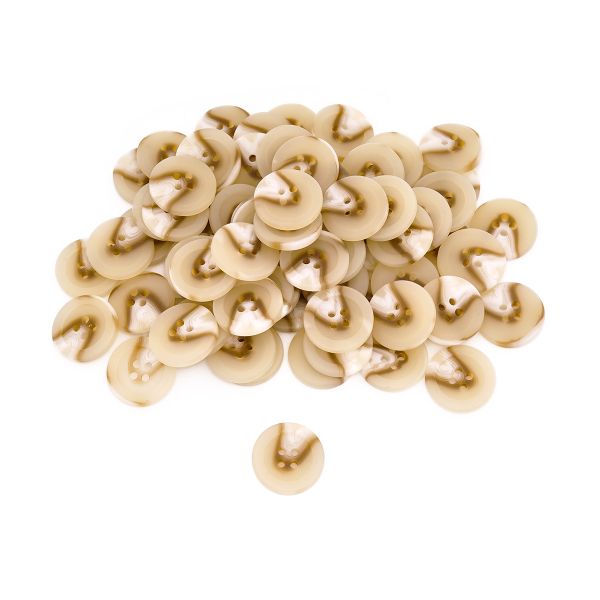 Пуговицы 4 прокола 32L=20 мм, col. C бежевый, 72 шт, CN2832